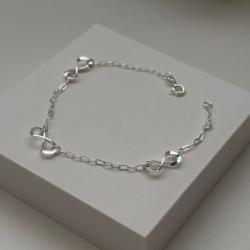 Pulseira Infinito em Prata 925